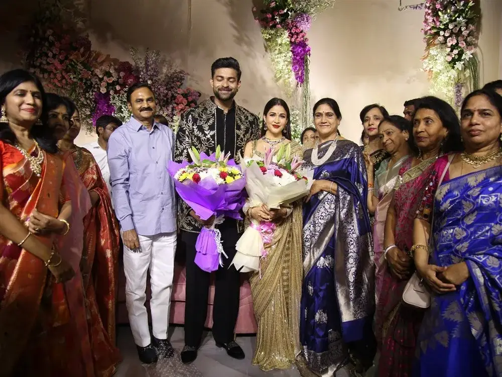 Varun Tej Lavanya Tripathi Wedding Reception Images